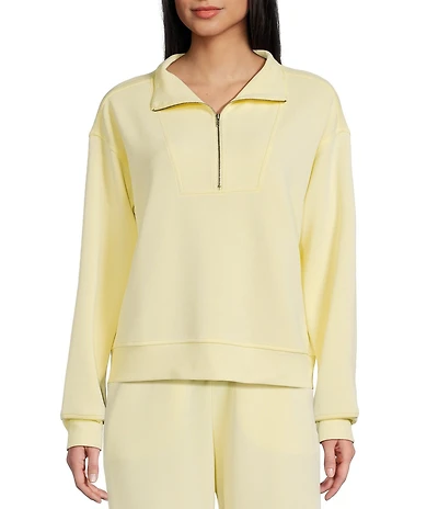 Copper Key Knit Quarter Zip Coordinating Pullover