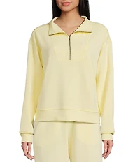 Copper Key Knit Quarter Zip Coordinating Pullover