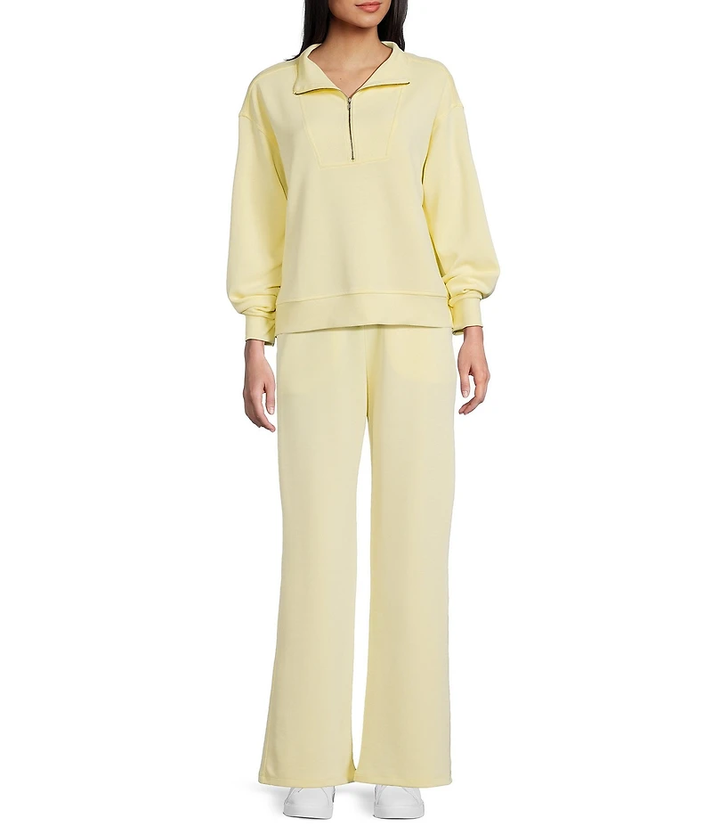 Copper Key Knit Quarter Zip Coordinating Pullover