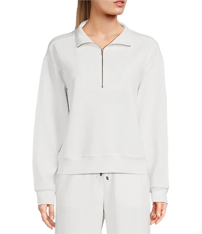Copper Key Knit Quarter Zip Coordinating Pullover