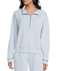 Copper Key Knit Quarter Zip Coordinating Pullover