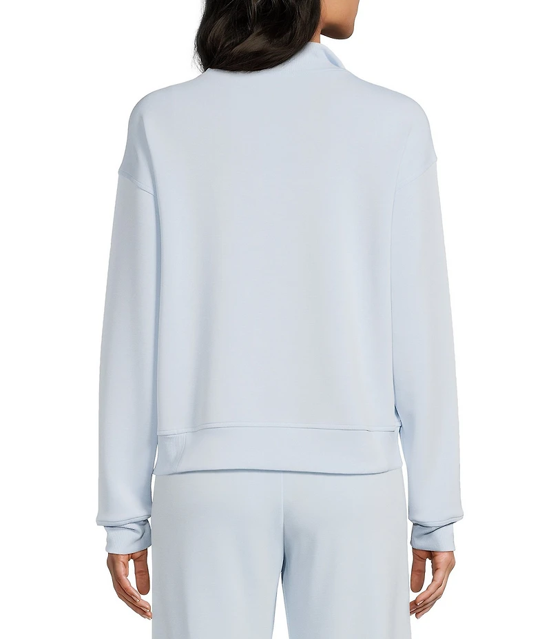 Copper Key Knit Quarter Zip Coordinating Pullover