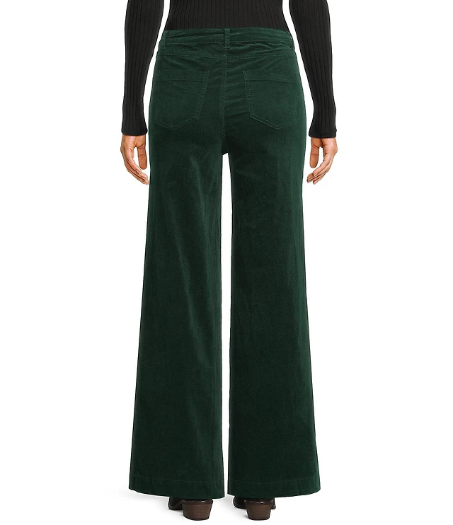Copper Key Velveteen Wide Leg Pants