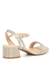 Copper Key Waltz Glitter Rhinestone Dress Sandals