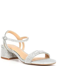 Copper Key Waltz Glitter Rhinestone Dress Sandals