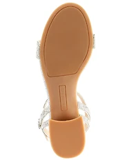 Copper Key Waltz Glitter Rhinestone Dress Sandals