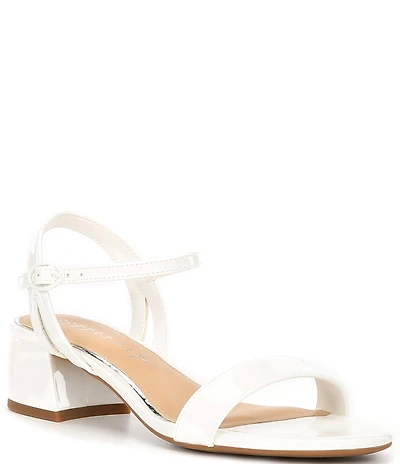 Copper Key Waltz Patent Ankle Strap Sandals