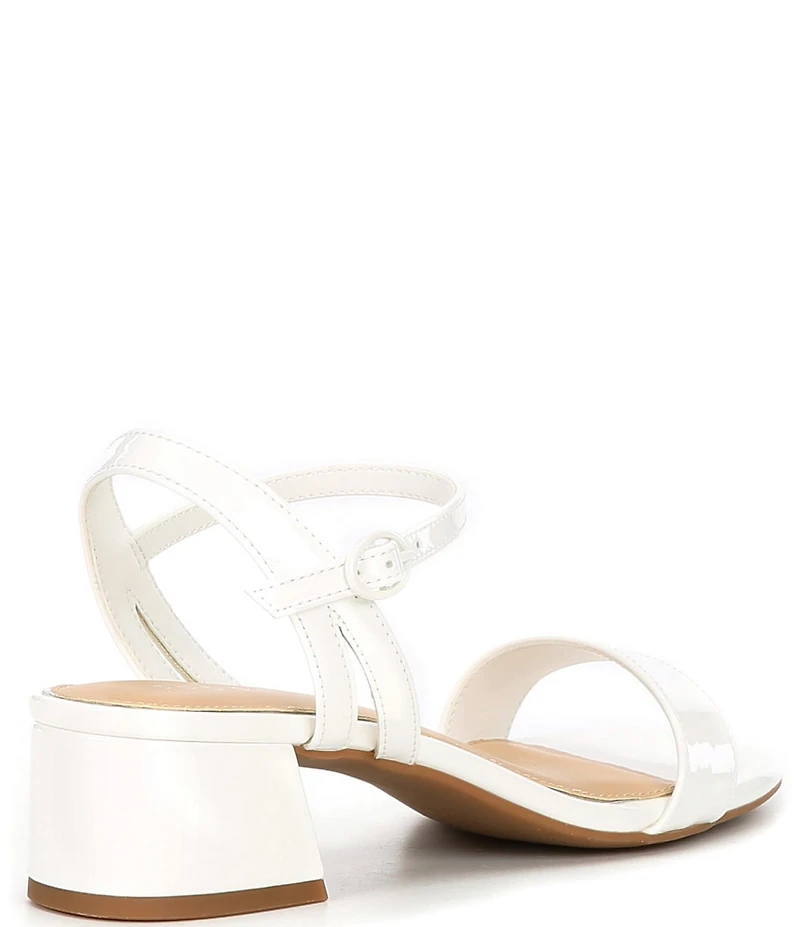 Copper Key Waltz Patent Ankle Strap Sandals