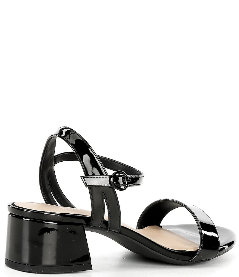 Copper Key Waltz Patent Ankle Strap Sandals