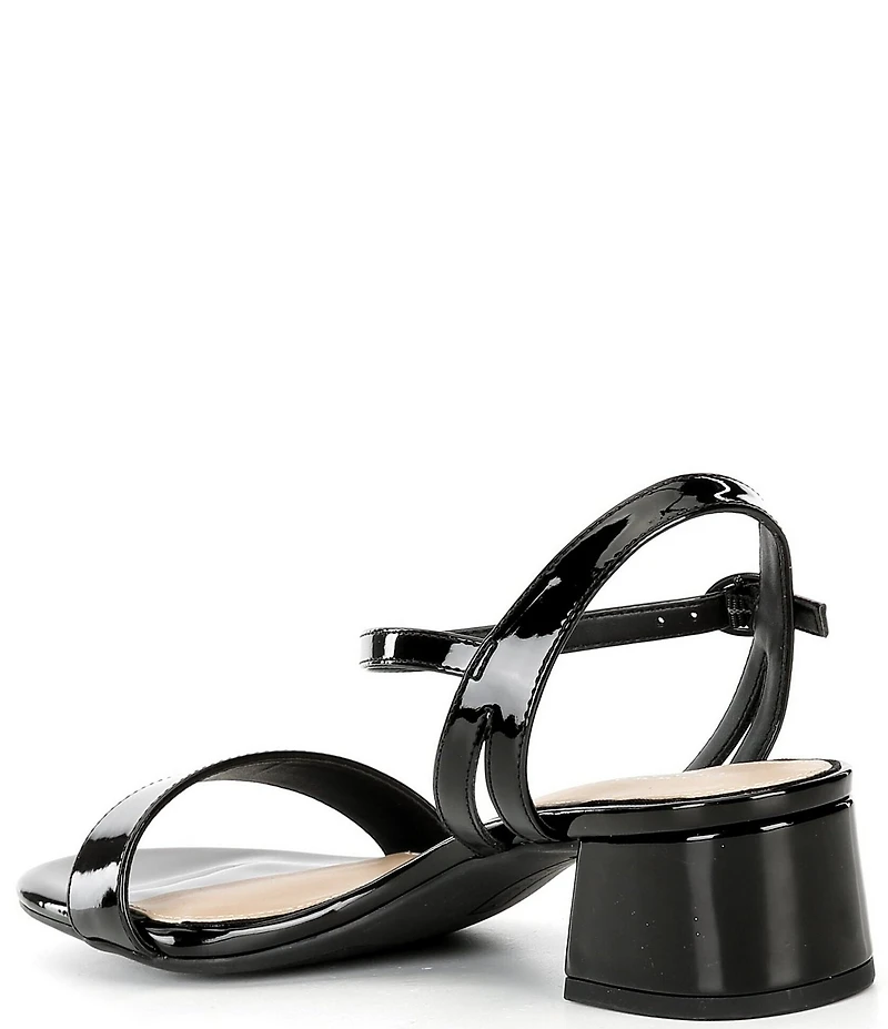 Copper Key Waltz Patent Ankle Strap Sandals