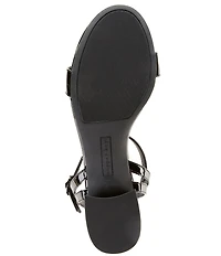 Copper Key Waltz Patent Ankle Strap Sandals