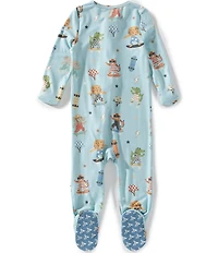 Copper Pearl Baby Boy Tanner Zip-Up Footie