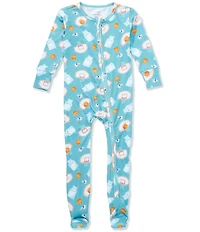 Copper Pearl Baby Boys Long Sleeve Slam Dunk Zip-up Footie Pajama