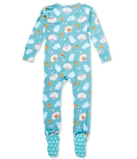 Copper Pearl Baby Boys Long Sleeve Slam Dunk Zip-up Footie Pajama