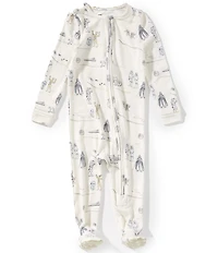 Copper Pearl Baby Boys Long Sleeve Tatooine Zip-Up Footie Pajama