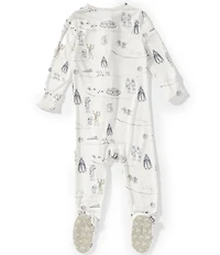 Copper Pearl Baby Boys Long Sleeve Tatooine Zip-Up Footie Pajama
