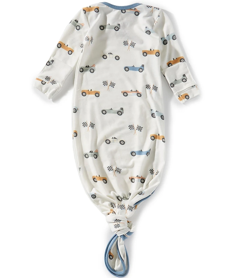 Copper Pearl Baby Boys Speedster Newborn Knotted Gown