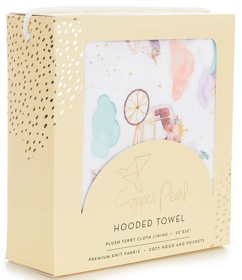 Copper Pearl x Disney Baby Girls Enchanted Friends Hooded Towel