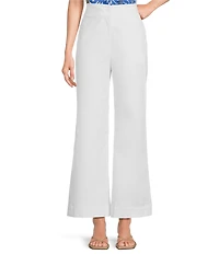 COREY LYNN CALTER Wallis Stretch Twill High Rise Straight Leg Pants