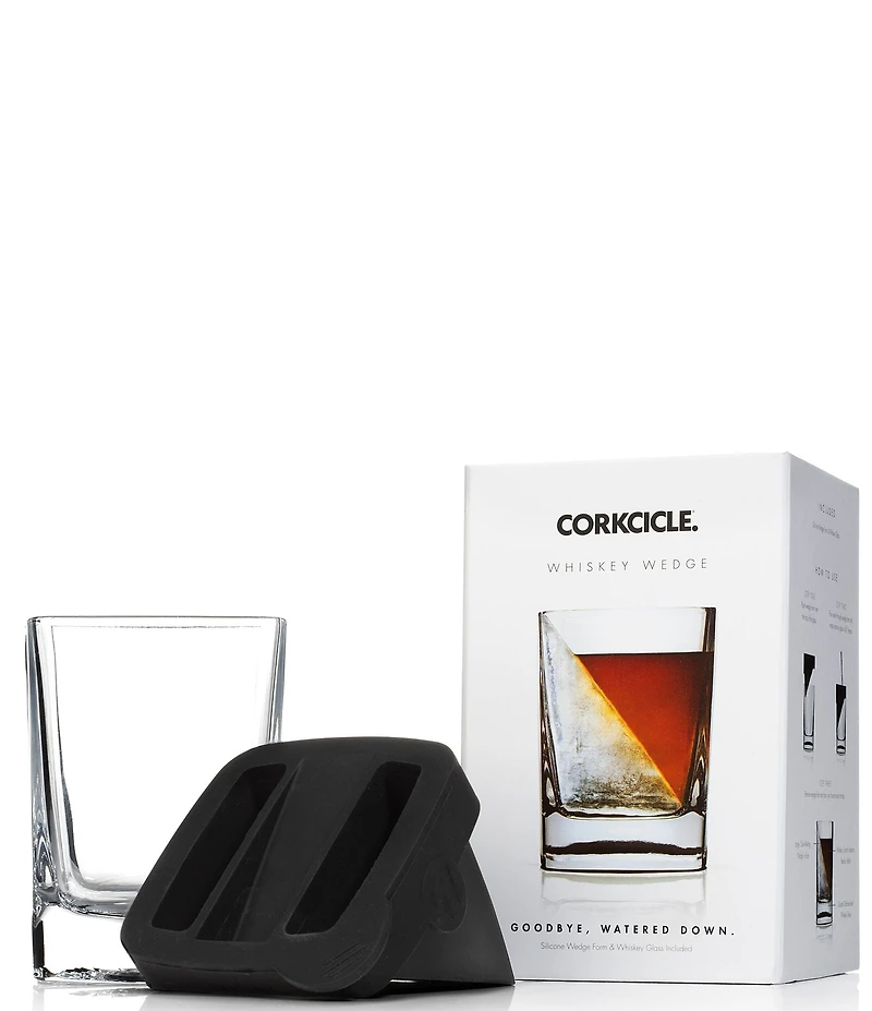 Corkcicle Whiskey Wedge Glass