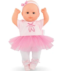 Corolle Dolls Bebe Calin Maeva Ballerina 12#double; Soft Body Baby Doll