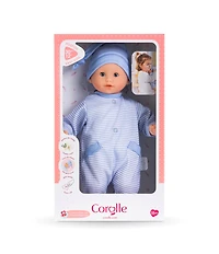 Corolle Dolls Blue Bebe Calin Charming 12#double; Soft Body Baby Doll