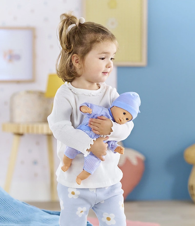 Corolle Dolls Blue Bebe Calin Charming 12#double; Soft Body Baby Doll