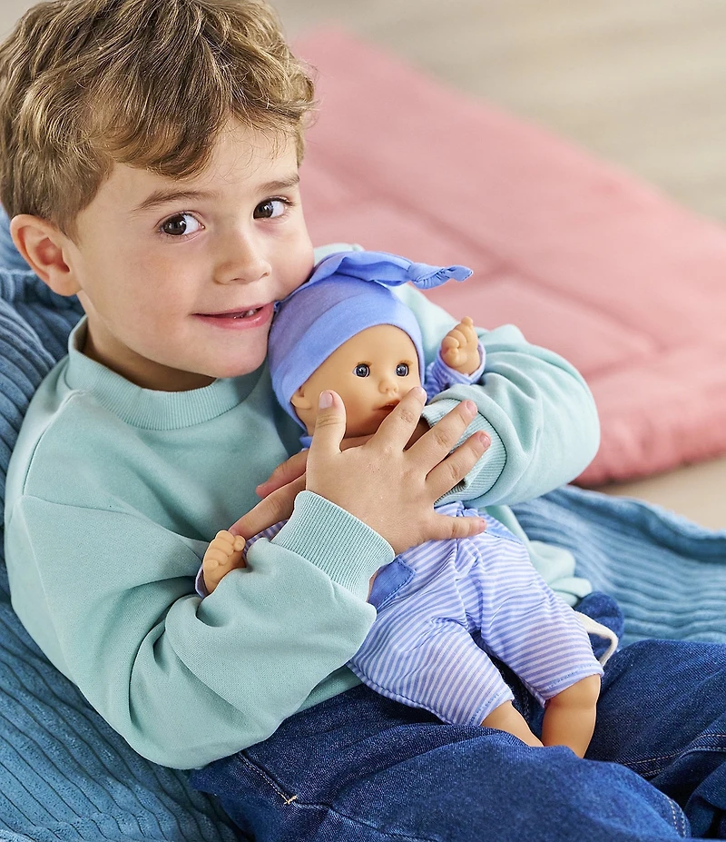 Corolle Dolls Blue Bebe Calin Charming 12#double; Soft Body Baby Doll