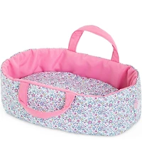 Corolle Dolls Floral Print Carry Bed for 12#double; Baby Doll