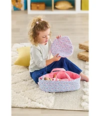 Corolle Dolls Floral Print Carry Bed for 12#double; Baby Doll