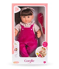 Corolle Dolls Julie Pink Grenadine 14#double; Soft Body Baby Doll
