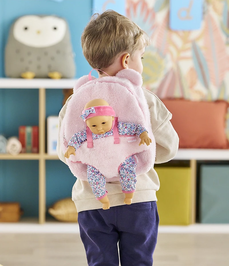 Corolle Dolls Mon Premier Poupon Plush Backpack and Baby Doll Carrier