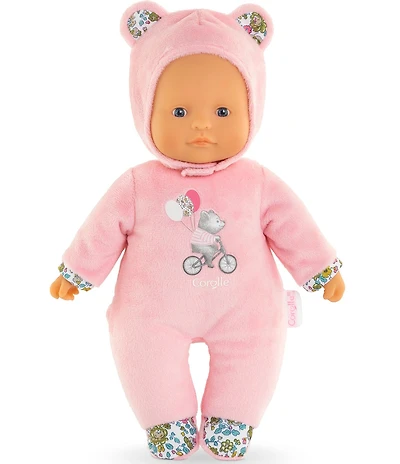 Corolle Dolls Sweetheart Pink Bear 12#double; Soft Comfort Doll
