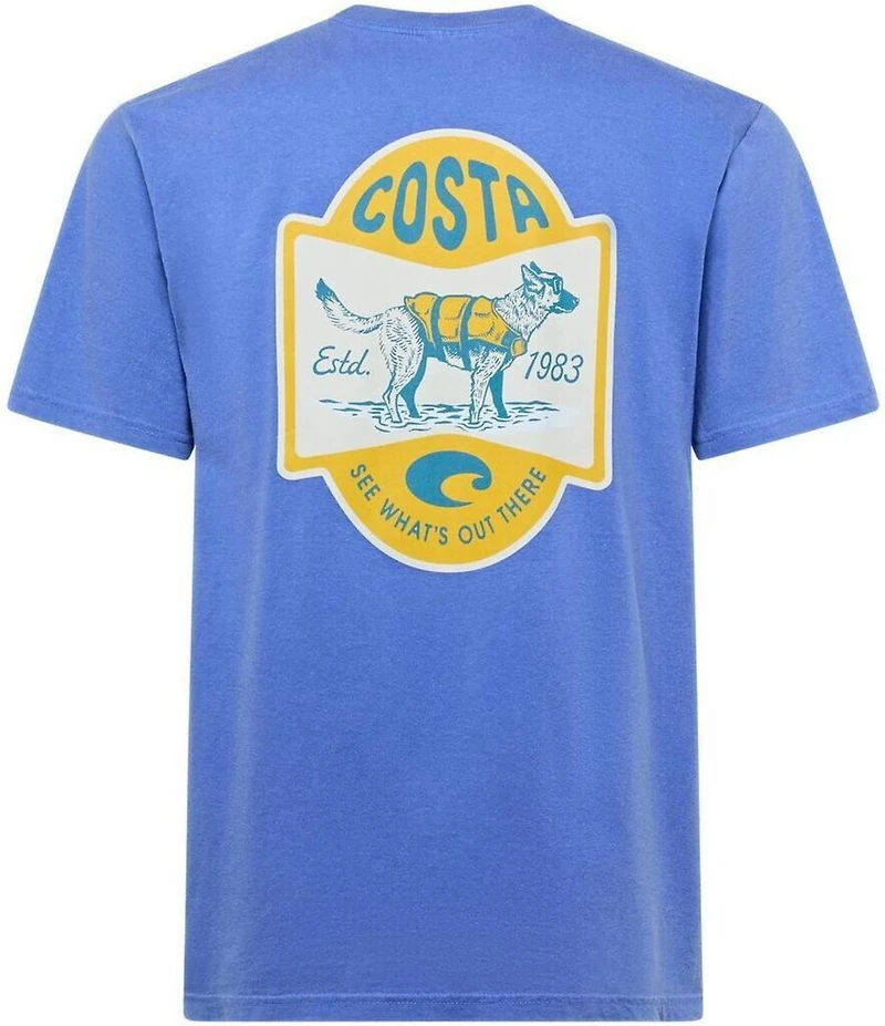 Costa Canine Pocket Graphic T-Shirt