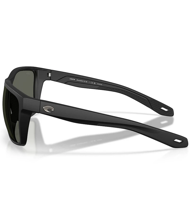 Costa Del Mar Men's Broadbill II XL 9135 62mm Polarized Rectangle Sunglasses
