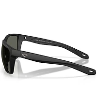 Costa Del Mar Men's Broadbill II XL 9135 62mm Polarized Rectangle Sunglasses