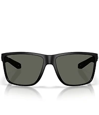 Costa Del Mar Men's Broadbill II XL 9135 62mm Polarized Rectangle Sunglasses