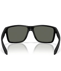 Costa Del Mar Men's Broadbill II XL 9135 62mm Polarized Rectangle Sunglasses