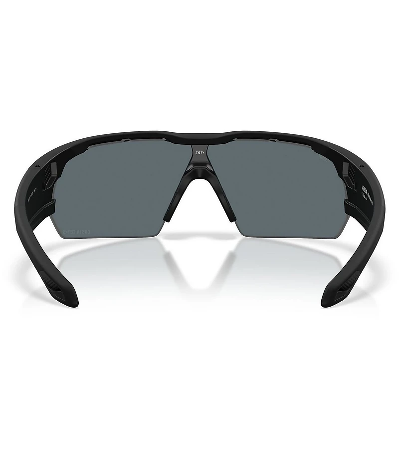 Costa Del Mar Men's Pilothouse Pro 6S9137 35mm Polarized Rectangle Sunglasses