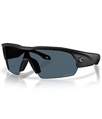 Costa Del Mar Men's Pilothouse Pro 6S9137 35mm Polarized Rectangle Sunglasses