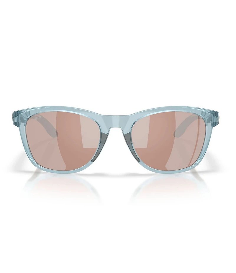 Costa Del Mar Women's Aleta 54mm Polarized Round Sunglasses