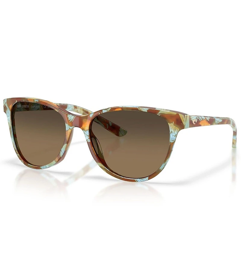Costa Del Mar Women's Catherine 57mm Polarized Cat Eye Sunglasses