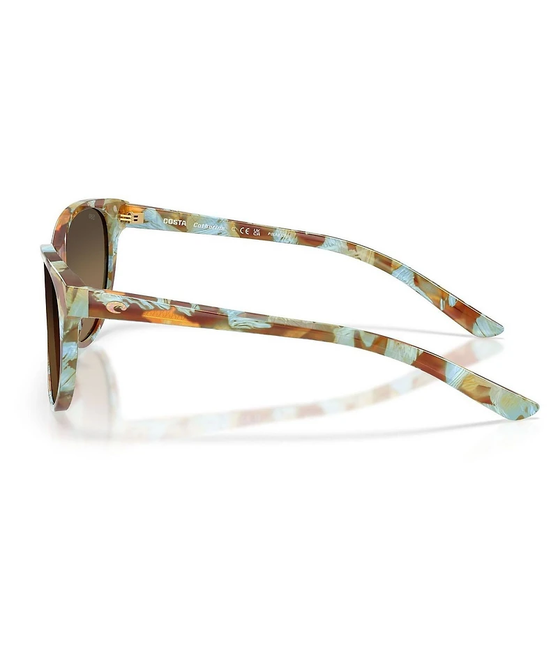 Costa Del Mar Women's Catherine 57mm Polarized Cat Eye Sunglasses