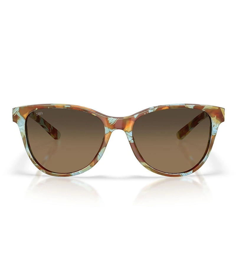 Costa Del Mar Women's Catherine 57mm Polarized Cat Eye Sunglasses