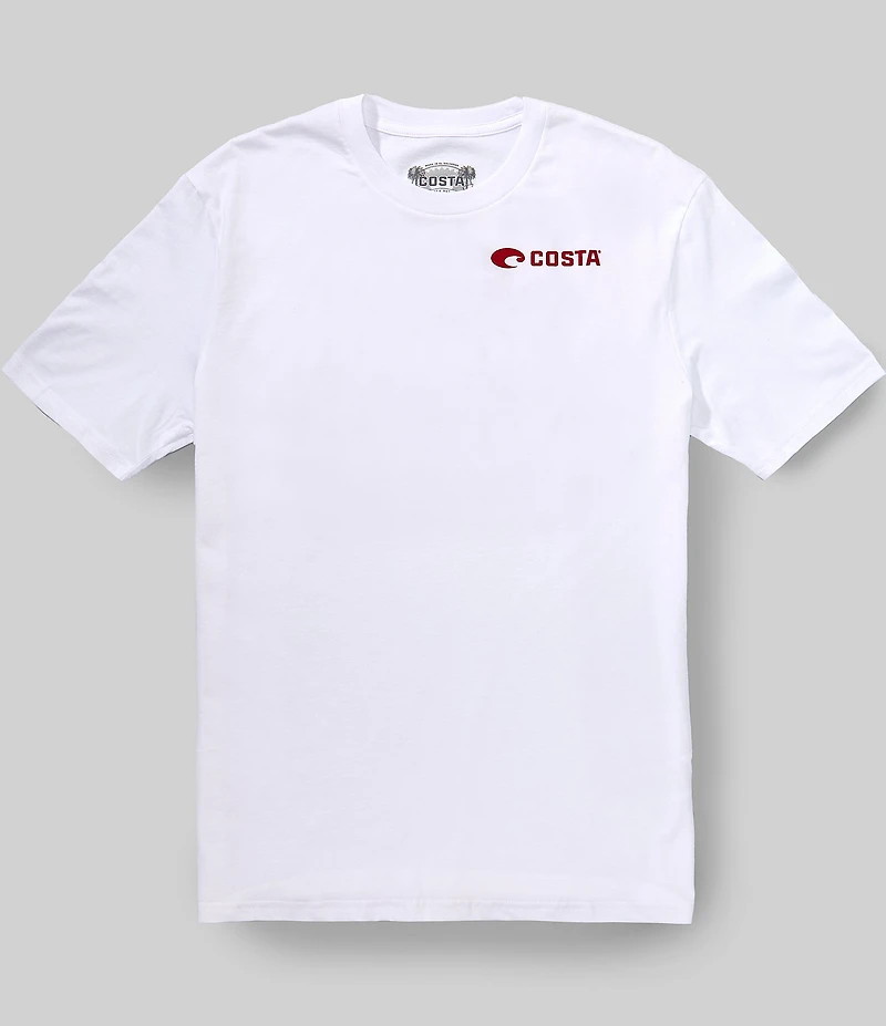 Costa Emblem Bass Short Sleeve Tubular-Knit Graphic T-Shirt