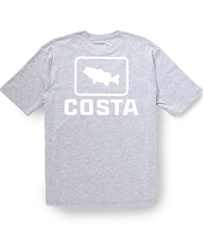 Costa Emblem Bass Short Sleeve Tubular-Knit Graphic T-Shirt