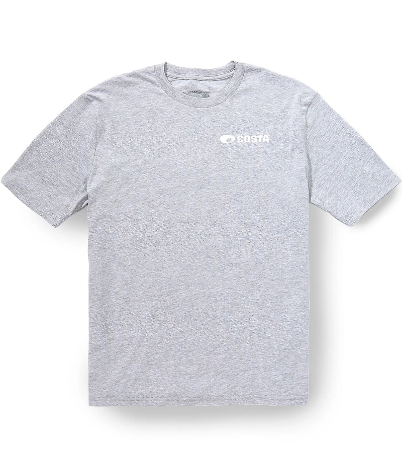 Costa Emblem Bass Short Sleeve Tubular-Knit Graphic T-Shirt