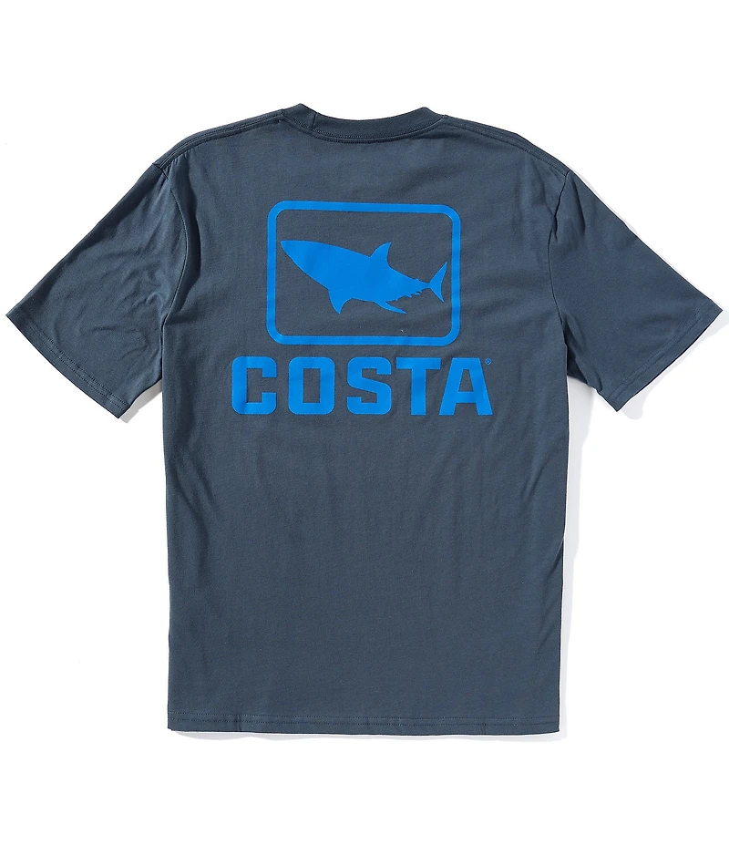 Costa Emblem Bass Short Sleeve Tubular-Knit Graphic T-Shirt