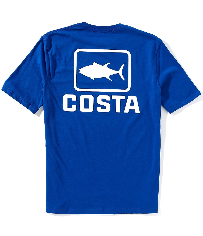 Costa Emblem Bass Short Sleeve Tubular-Knit Graphic T-Shirt