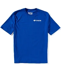 Costa Emblem Bass Short Sleeve Tubular-Knit Graphic T-Shirt